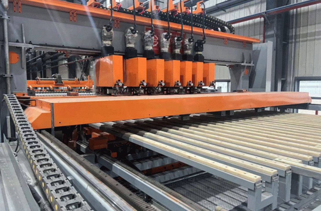 Ligne de production de mailles de fil intelligent