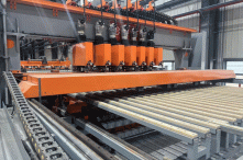 Ligne de production de mailles de fil intelligent