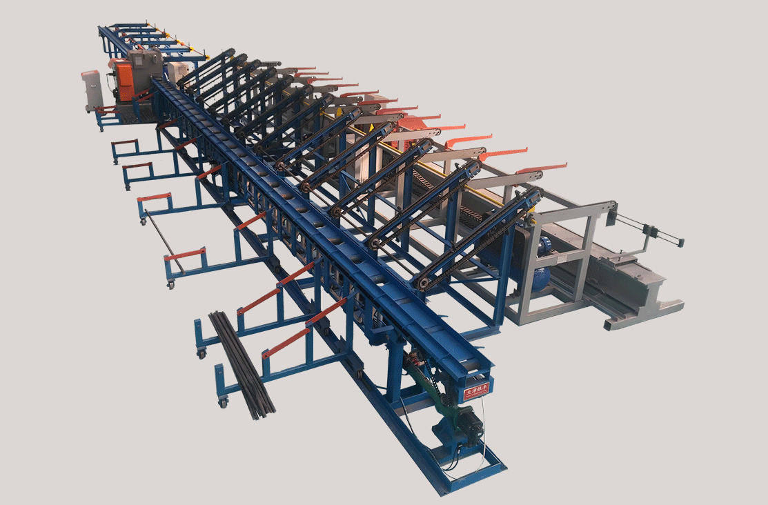 Ligne de production de cisaillement de barreaux intelligents