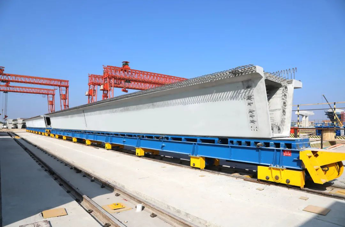 Ligne de production de pont préfabriquée intelligente