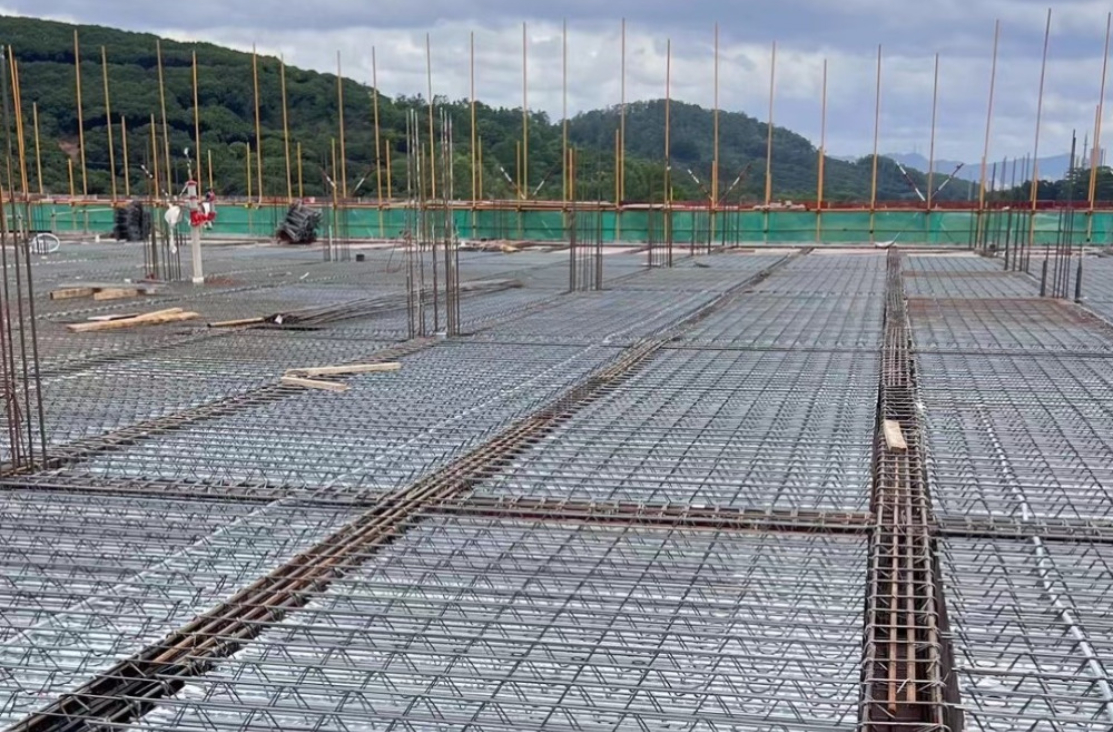 Ligne de production de composants en béton préfabriqué intelligent