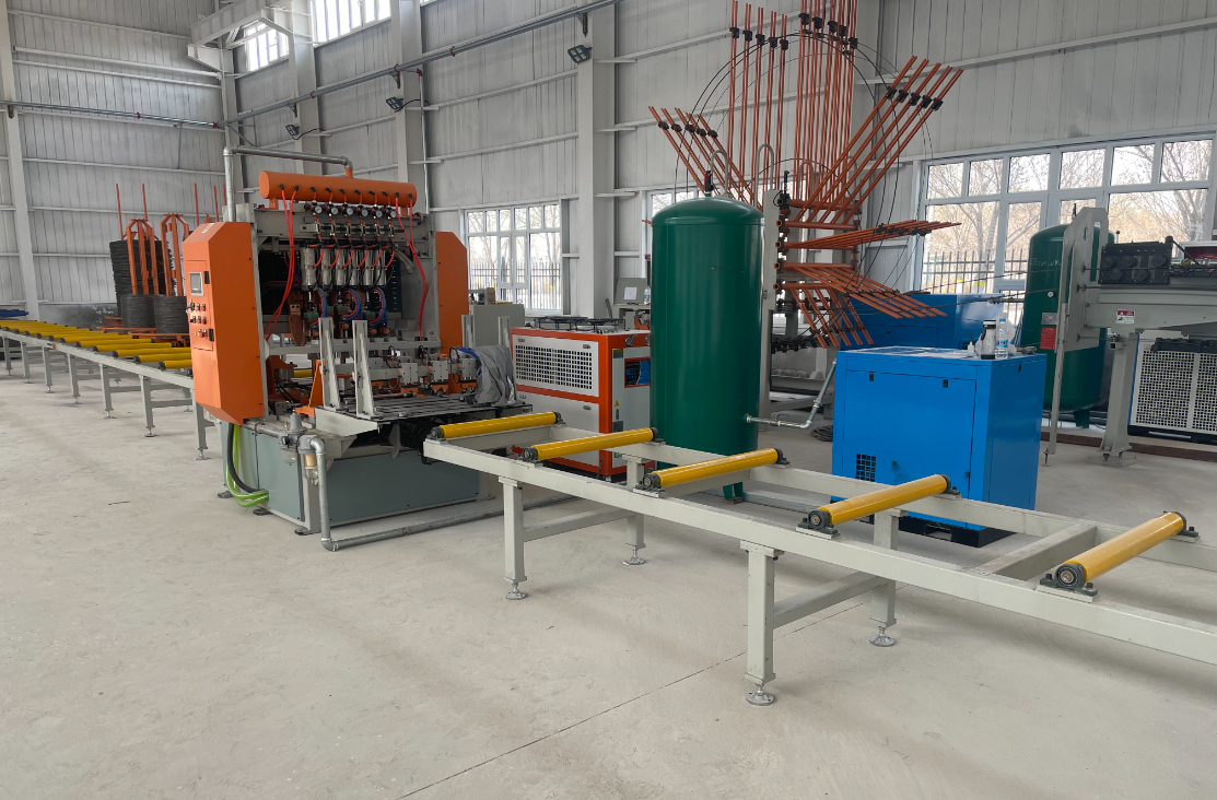 Ligne de production de composants en béton préfabriqué intelligent