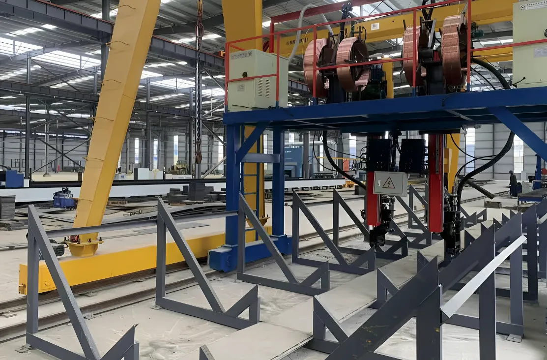 Ligne de production de structure en acier intelligent
