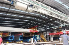 Ligne de production de pont préfabriquée intelligente
