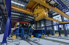 Ligne de production de pont préfabriquée intelligente