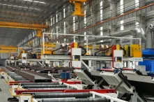 Ligne de production de structure en acier intelligent